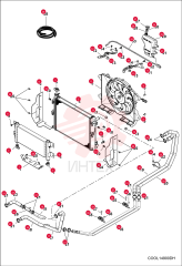SHROUD, RADIATOR CENTER 7027847 (2)