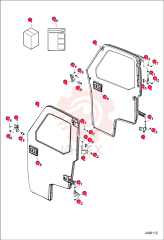 KIT, DOOR CANVAS 7227915 (2)