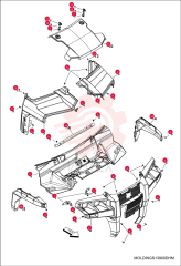 BRACKET, BUMPER FRONT 7027640 (3)