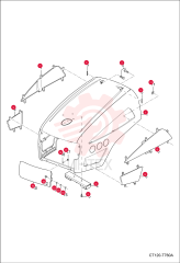 COVER, HOOD 7010610