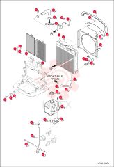 EXCHANGER RADIATOR 6695389
