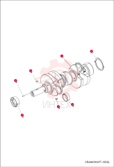 CRANKSHAFT ASSEMBLY 7258619 (3)