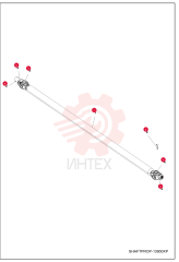SHAFT, PROP FRONT 7252866 (4)