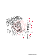 GASKET, THERMOSTAT 7258863 (4)
