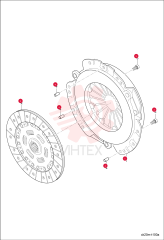PLATE, CLUTCH ASSY 6694411