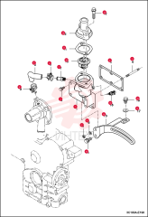FLANGE, WATER 7000894