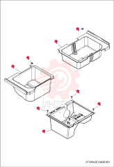 CONTAINER, STORAGE CENTER 7027802
