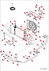SHROUD, RADIATOR CENTER 7027847 (1)