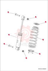 RETAINER, SPRING, STEEL 7016576 (3)