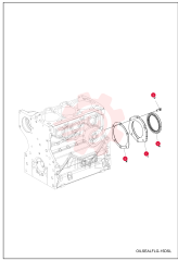 FLANGE, EGR 7258630 (3)