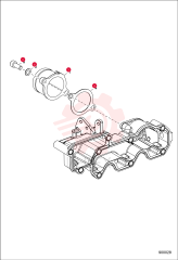 FLANGE, INTAKE 7305258 (3)