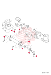 CYLINDER, STEERING 7012940 (1)