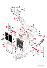 EXCHANGER, WATER RADIATOR 7013126 (2)