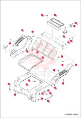 COVER, SEAT FLOOR 7013030