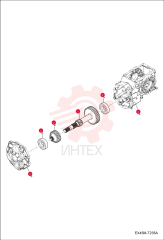 SHAFT, GEAR 7012980