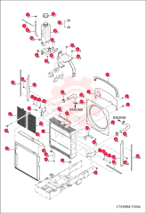 EXCHANGER, WATER RADIATOR 7013126 (3)