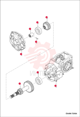 SHAFT, GEAR 7002196 (1)