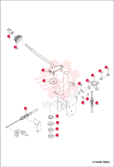 LEVER, THROTTLE 7002426 (1)