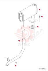 MUFFLER, EXHAUST 7002922 (2)
