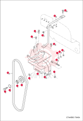 BRACKET, COMPRESSOR A/C 7003407