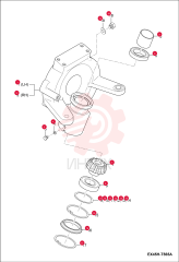 HOUSING, AXLE FRONT LH 7002049 (1)
