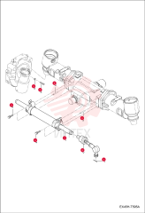 CYLINDER, STEERING 7013002 (2)