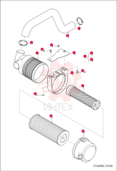 FILTER, AIR CLEANER ASSY 7001980 (2)