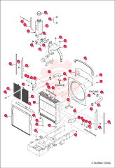 EXCHANGER, WATER RADIATOR 7013126 (3)