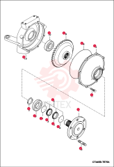 AXLE, FRONT 7002182 (1)