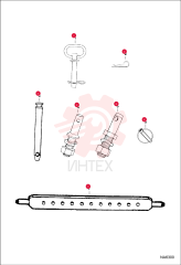 PIN, ZINC PLATED HITCH 5/8 X 4-1/4 4