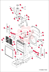 EXCHANGER, WATER RADIATOR 7013126 (2)