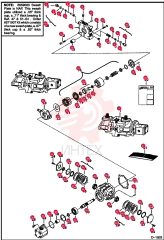 PUMP, HYD TANDEM, W/O GEAR PUMP 6669466REM (2)