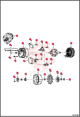 NUT HEX MACH SCREW 12D8
