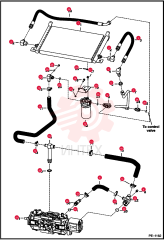 EXCHANGER, OIL COOLER 6667896 (2)