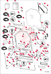 KIT, DOOR CAB TILT SINGLE 6718808
