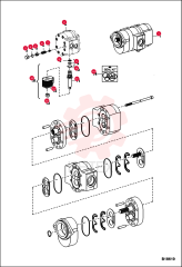 PUMP GEAR DOUBLE 6689106REM