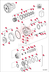 MOTOR, DRIVE HYD 2-SPD