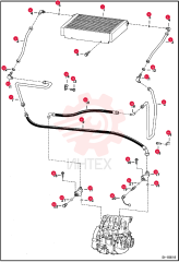 EXCHANGER, OIL COOLER 6710791 (2)