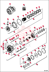 MOTOR, HYDROSTATIC 2 SP 6674738REM (1)