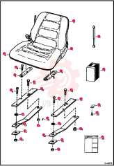 SEAT, OPERATOR SUSPENSION 6632388