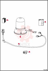 KIT, BEACON LIGHT 6719854