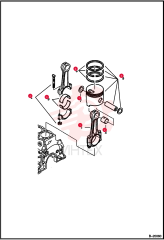 KIT, PISTON 6667087