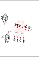 SHAFT, TRANS 6713456 (2)