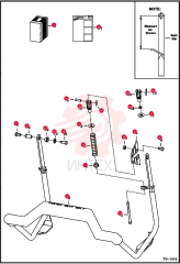 KIT, SEAT BAR 6713853