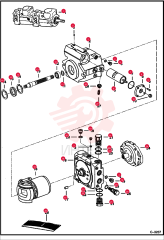 PUMP, HYD TANDEM 6674238 (3)