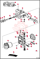 PUMP, HYD TANDEM 6674238 (4)