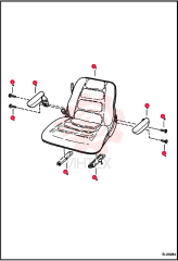 CUSHION, SEAT 3737010