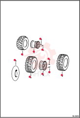 WHEEL, RIM 15X13 6561095 (1)
