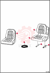 CUSHION, SEAT 6630468