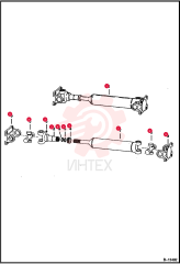 SHAFT, DRIVE 6651519 (2)